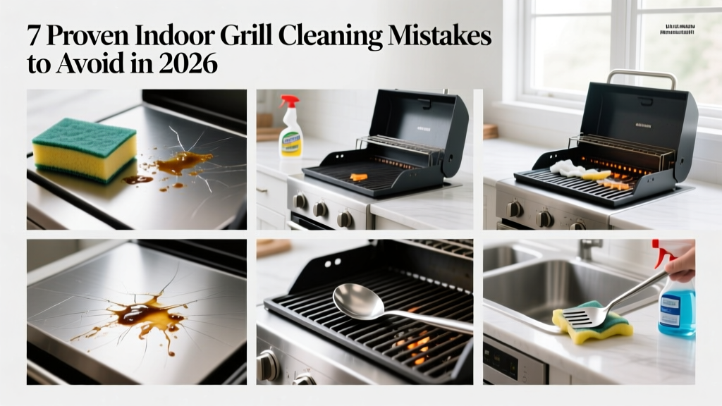 7 Proven Indoor Grill Cleaning Mistakes to Avoid in 2026
