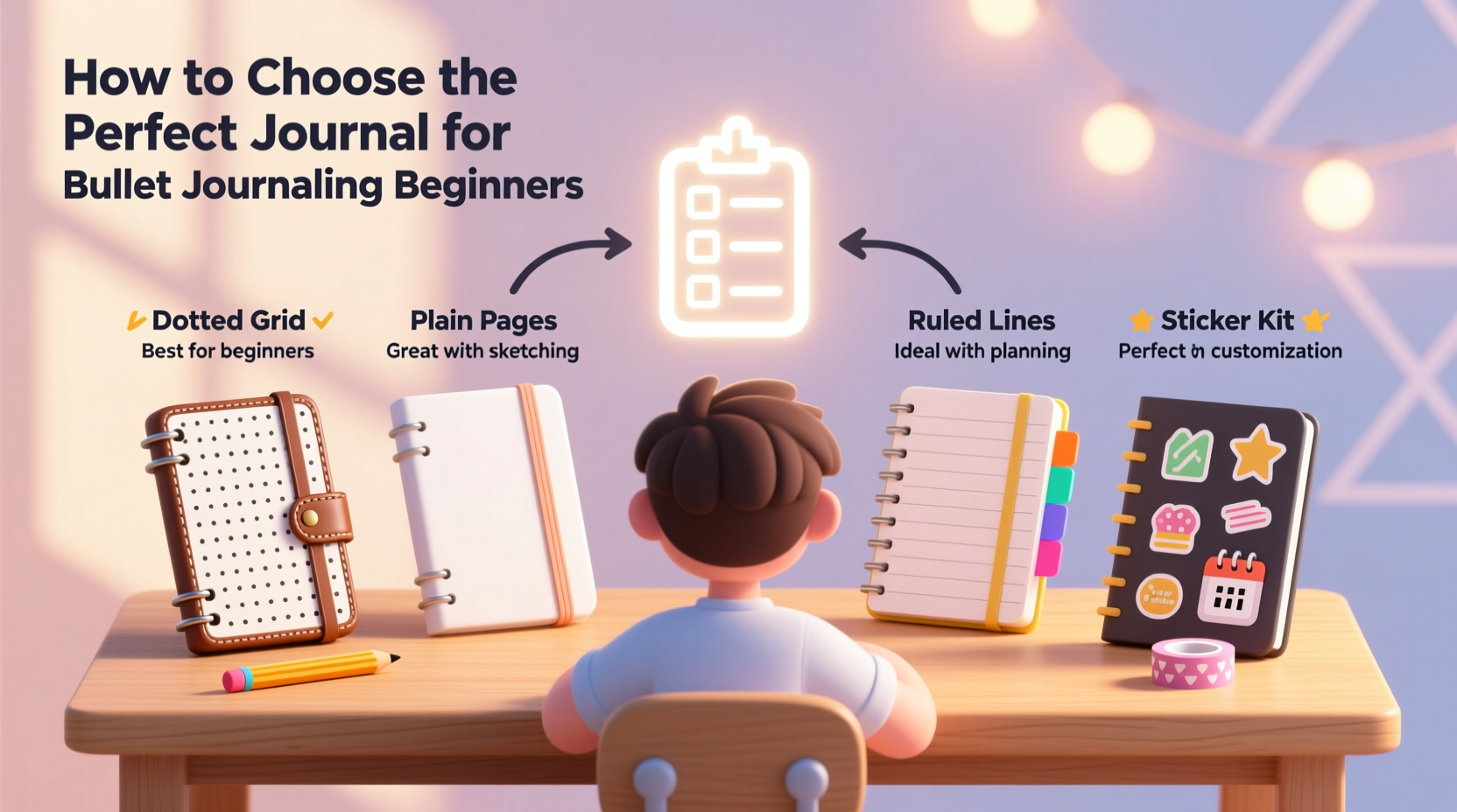 how to choose the perfect journal for bullet journaling beginners