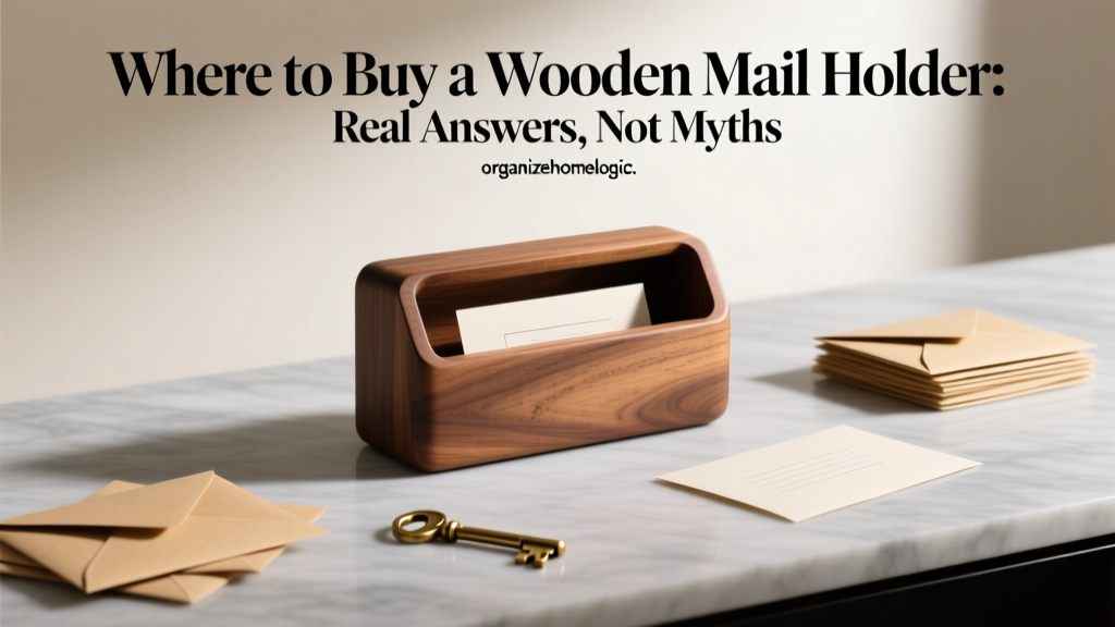 Where to Buy a Wooden Mail Holder: Real Answers, Not Myths