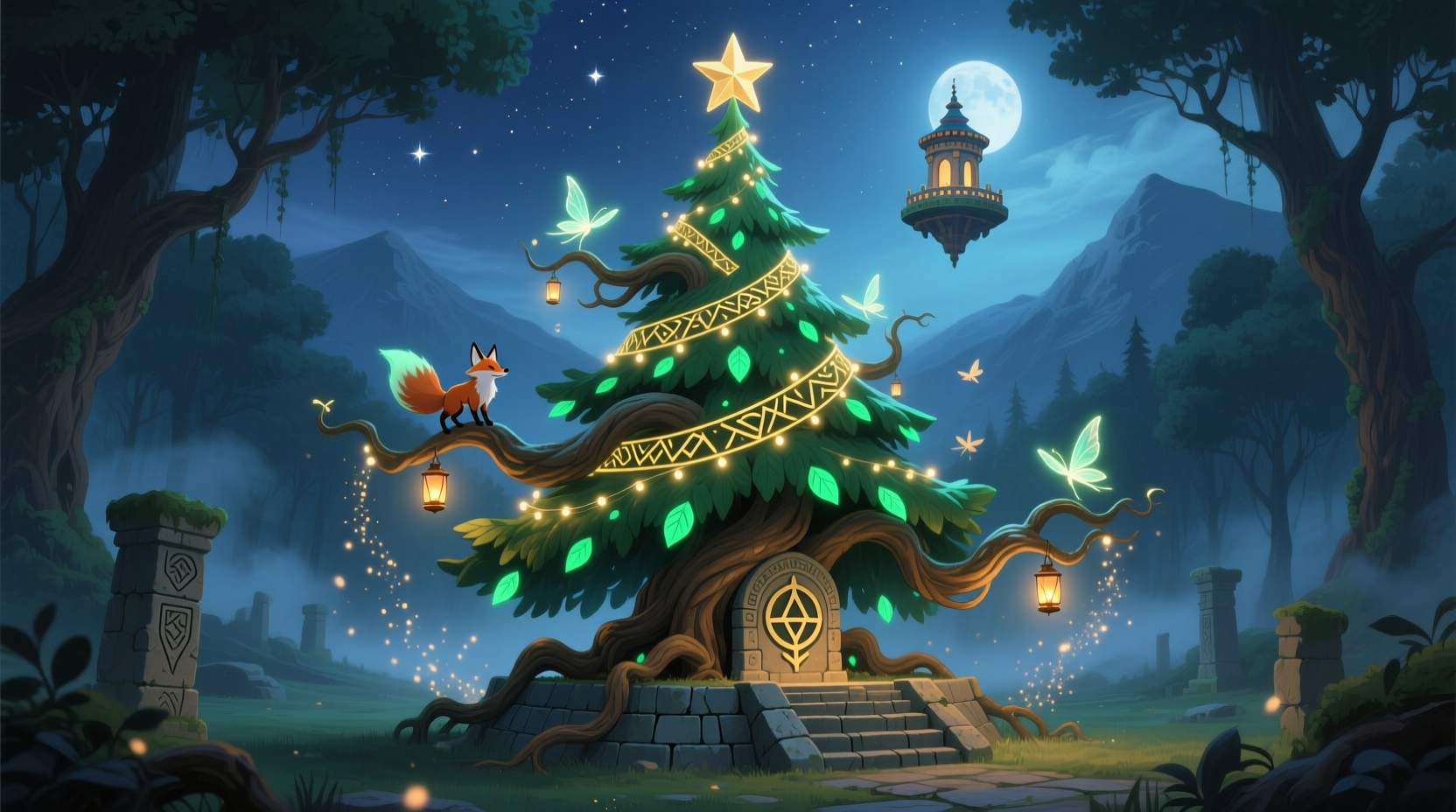 how to create a christmas tree inspired by your favorite video game world