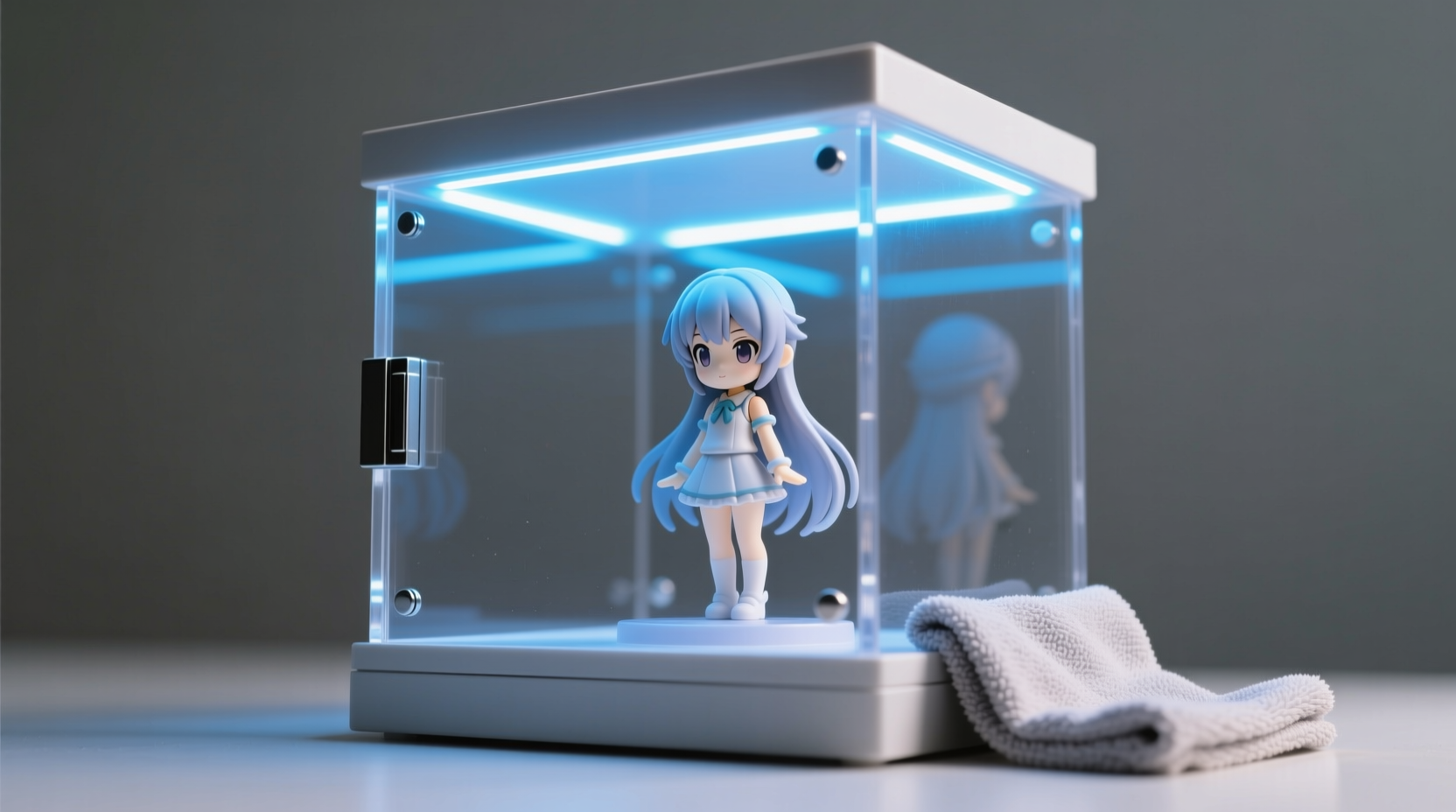 eco friendly cleaning uv microfiber for figure cases