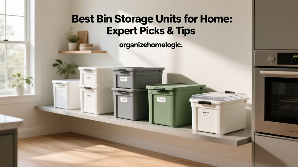 Best Bin Storage Units for Home: Expert Picks & Tips