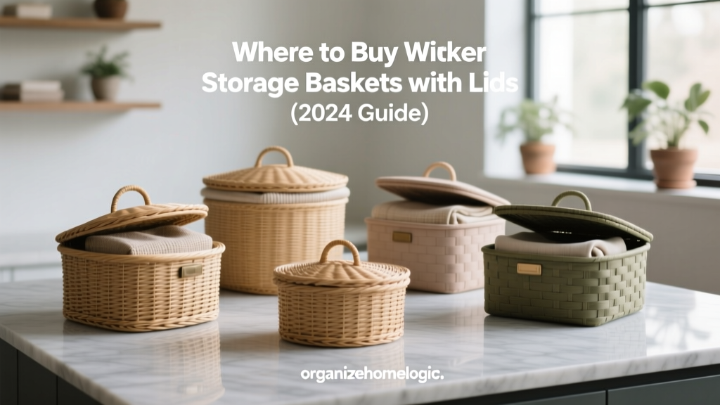 Where to Buy Wicker Storage Baskets with Lids (2024 Guide)