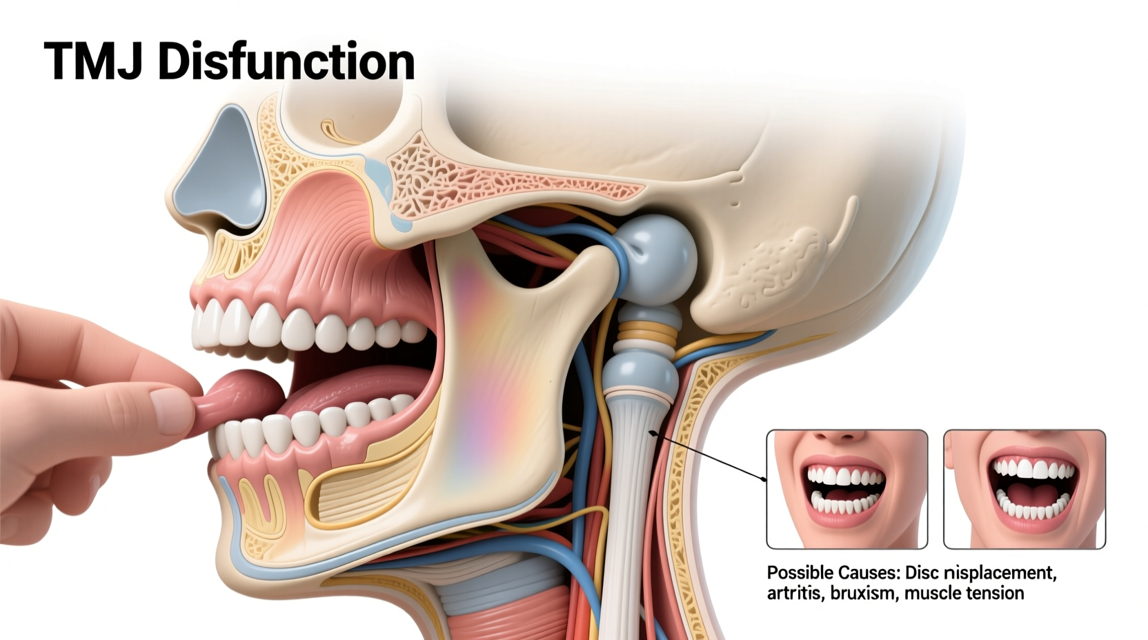 why does my jaw crack when i chew possible causes and relief