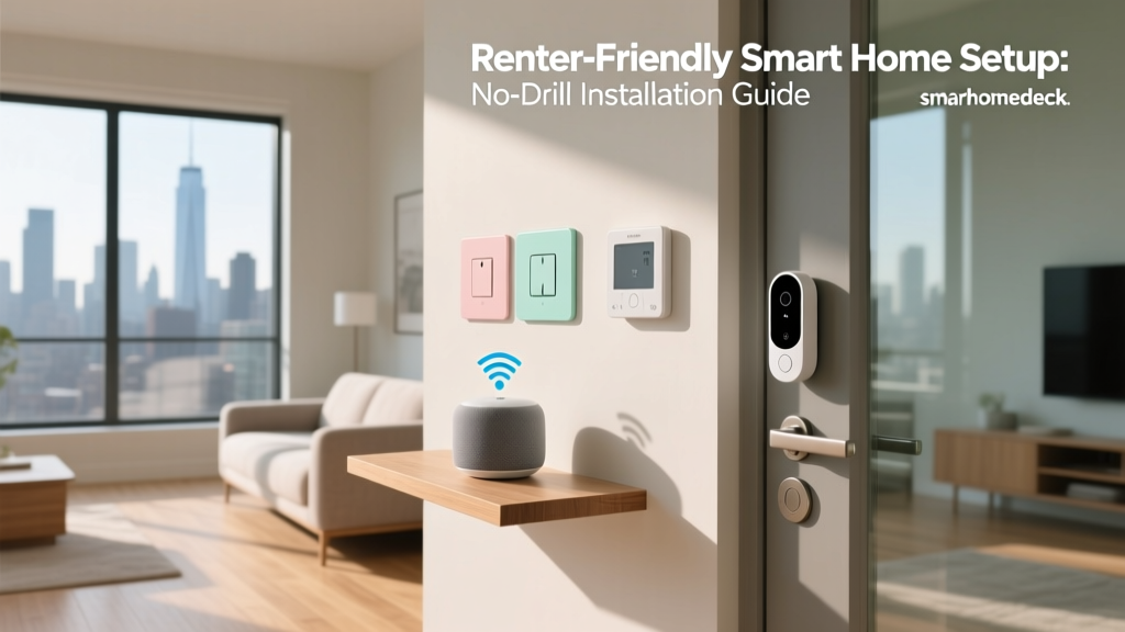 Renter-Friendly Smart Home Setup: No-Drill Installation Guide