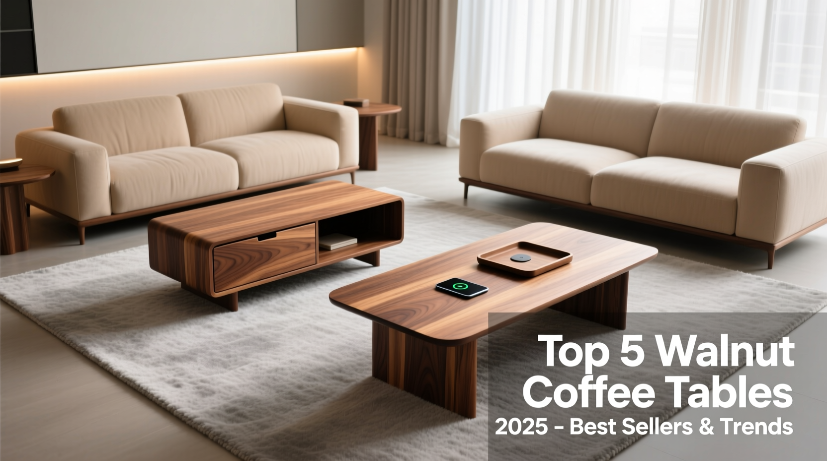 Best Selling Walnut Coffee Tables: 2025 Market Trends & Top Picks