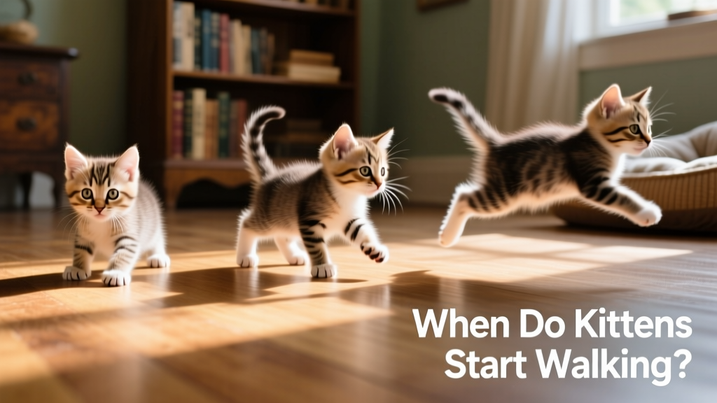 When Do Kittens Start Walking? Here Are the Steps, From Crawling to Scampering