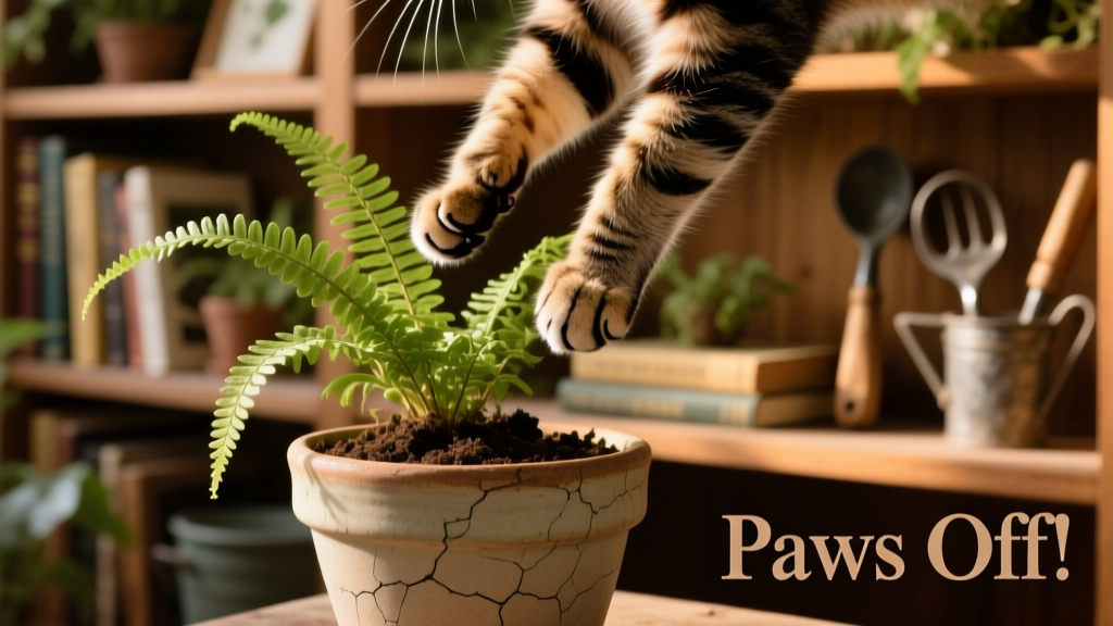 Paws off! How to keep cats away from plants