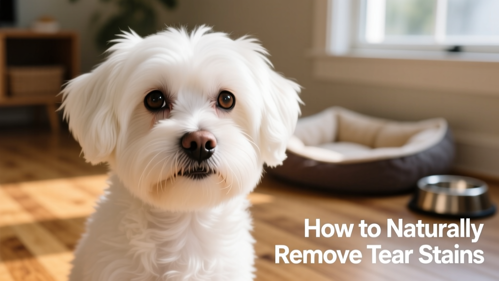 Close-up of a Maltese dog with clean, bright eyes and no visible tear staining