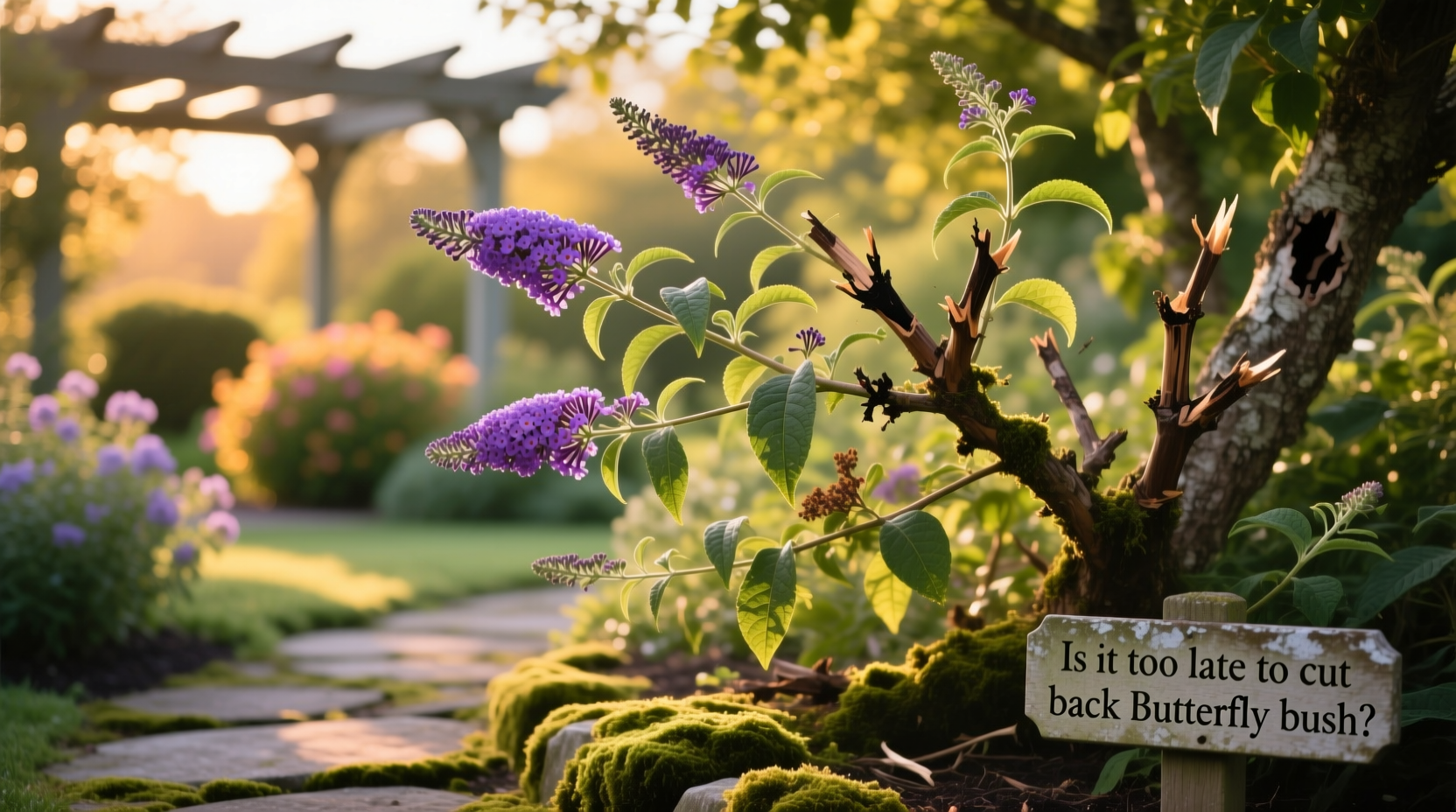 is it too late to cut back butterfly bush