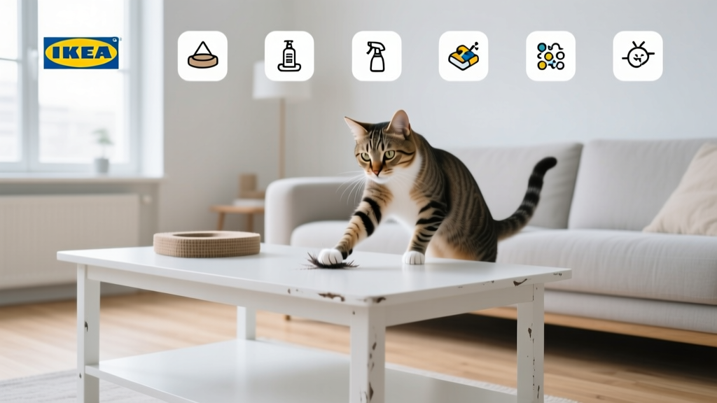 How to Correct Cat Behavior IKEA Furniture Destroys