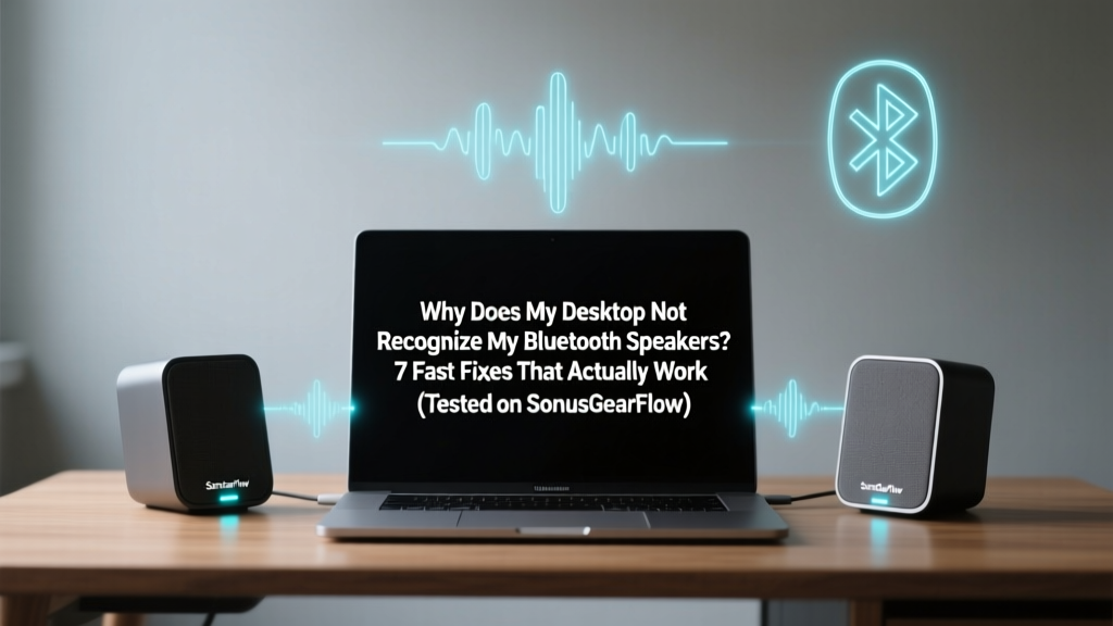 Bluetooth Speakers Not Detected on Desktop? 7 Fixes