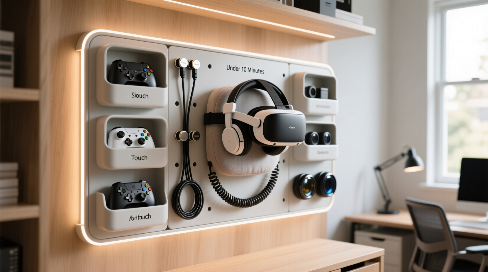 vr closet organization smart storage for headsets controllers