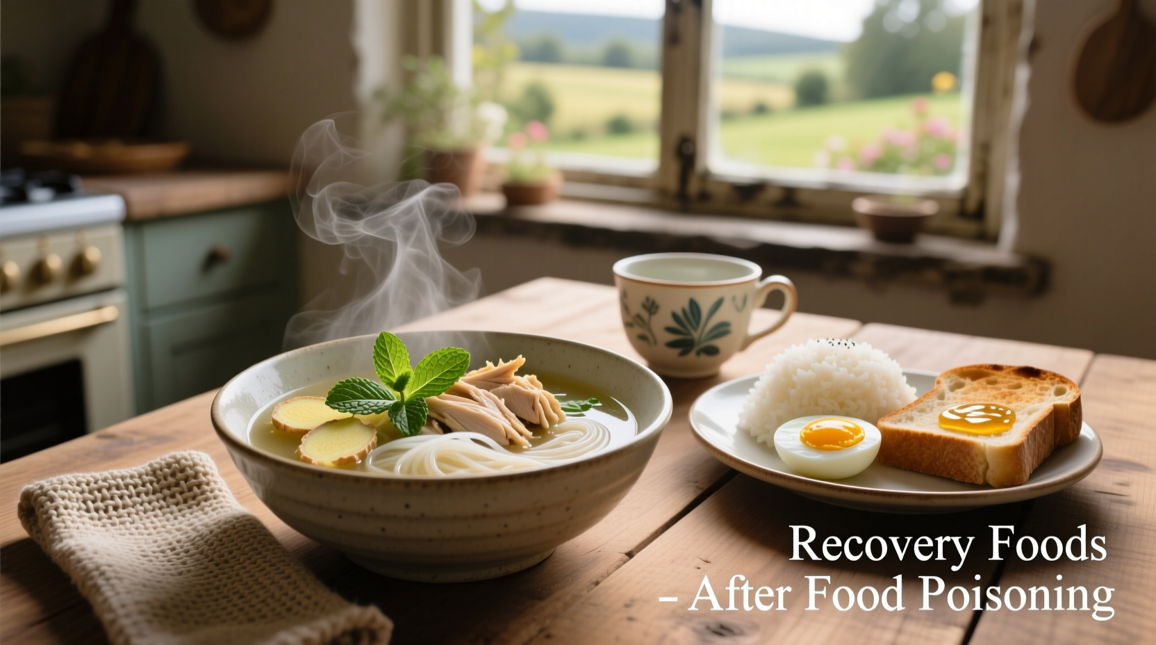 Recovery foods after food poisoning