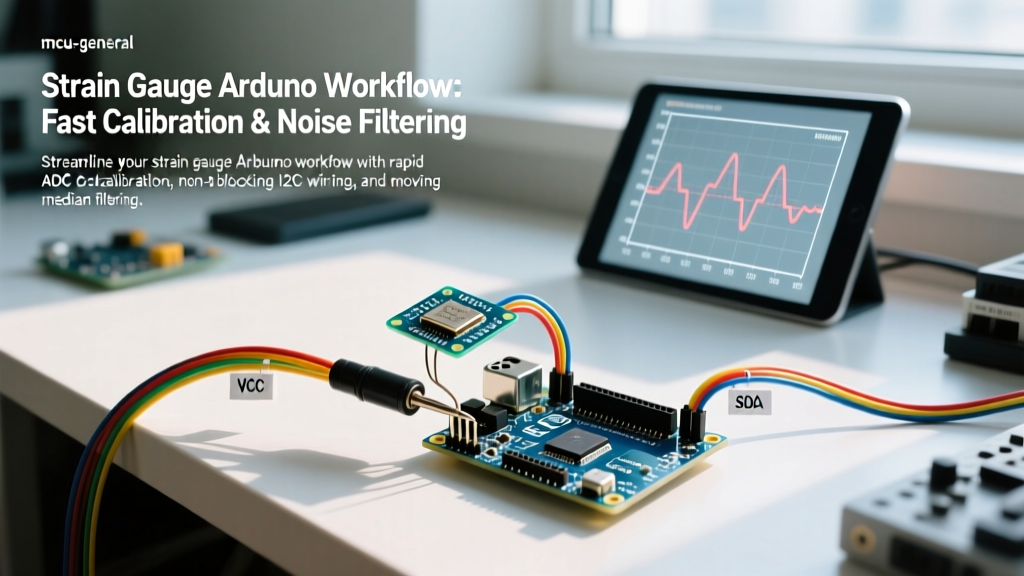 Strain Gauge Arduino Workflow: Fast Calibration & Noise Filtering