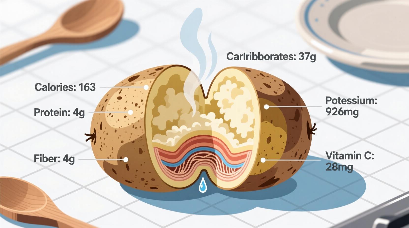 Baked Potato Nutrition Facts: Complete Health Profile