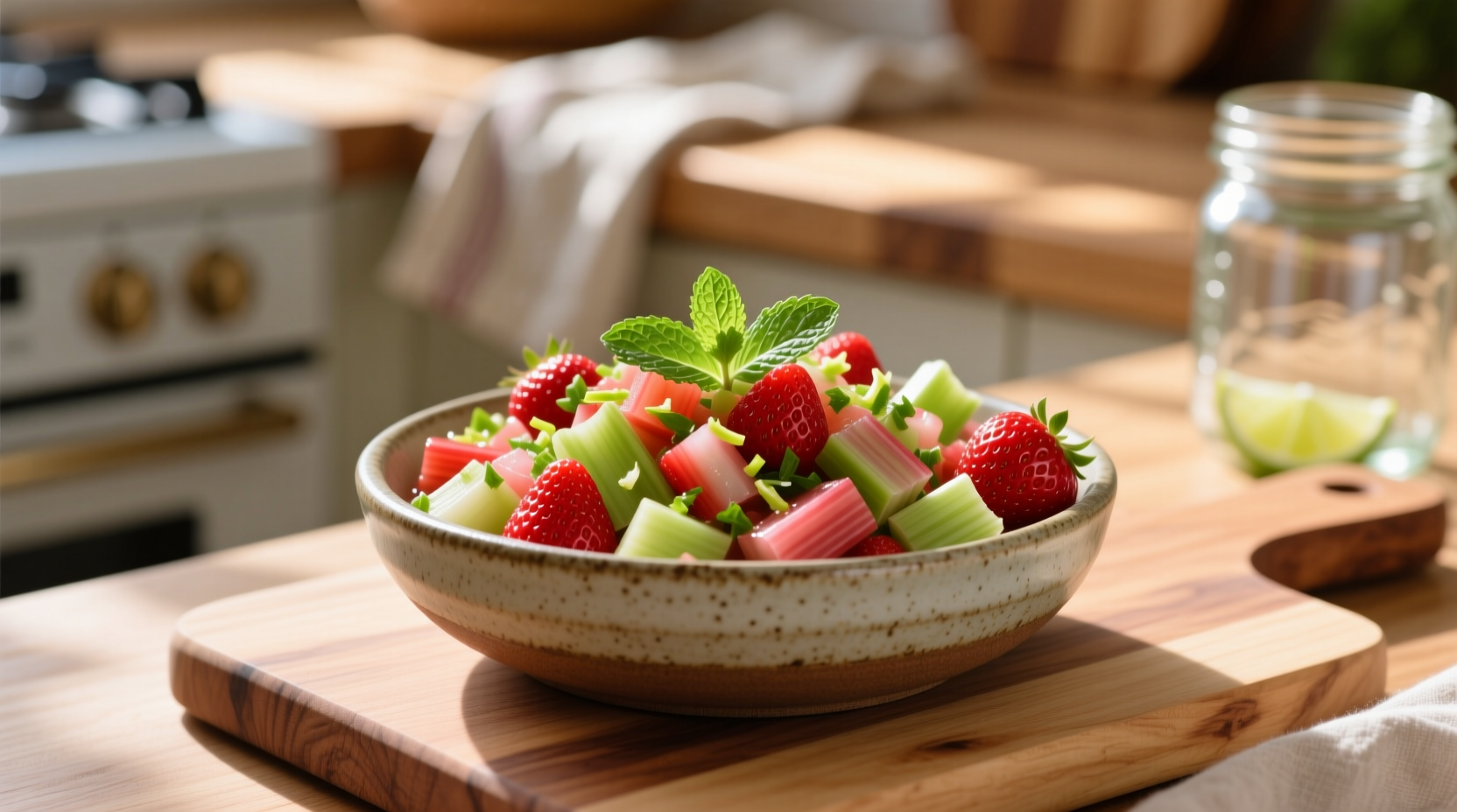 strawberry rhubarb salsa