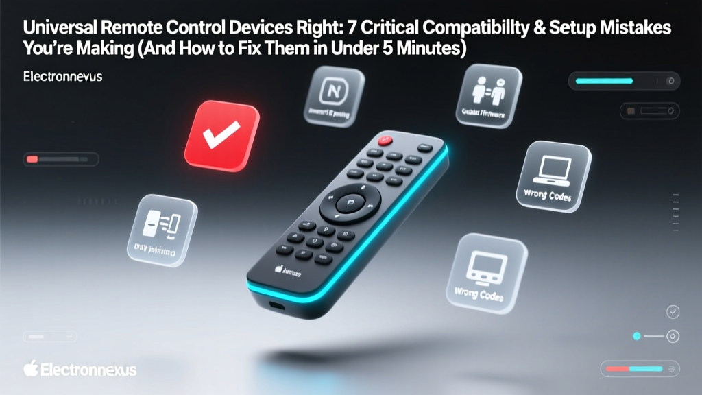 Universal Remote Control Devices Right: 7 Critical Compatibility & Setup Mistakes You’re Making (And How to Fix Them in Under 5 Minutes)