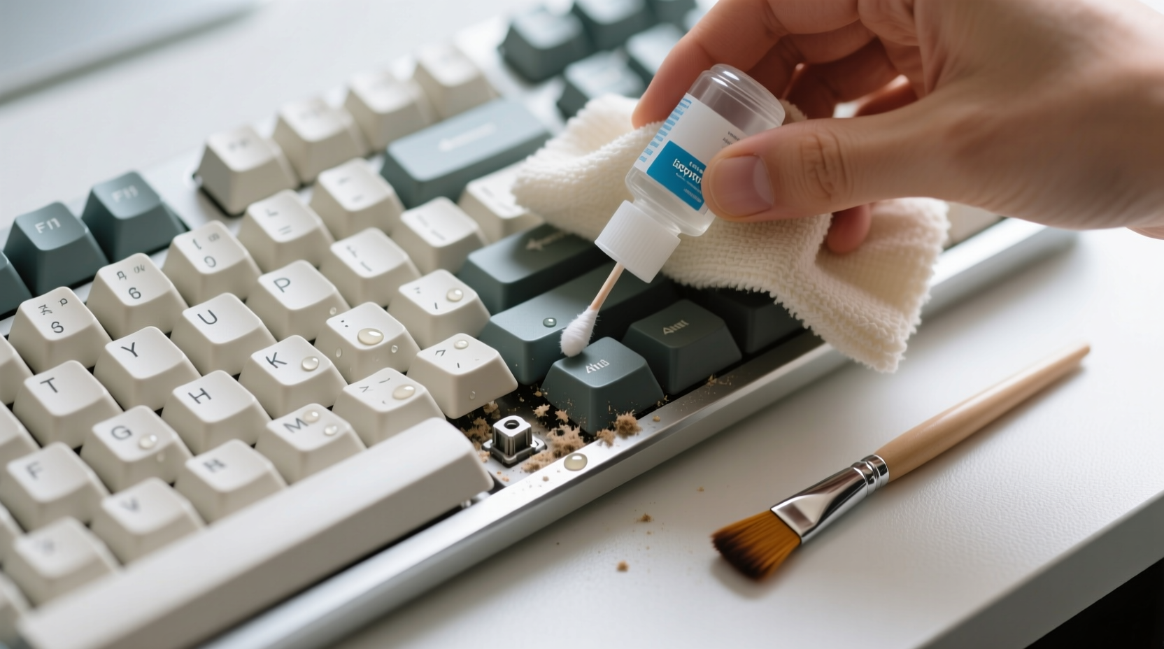how to clean keyboard