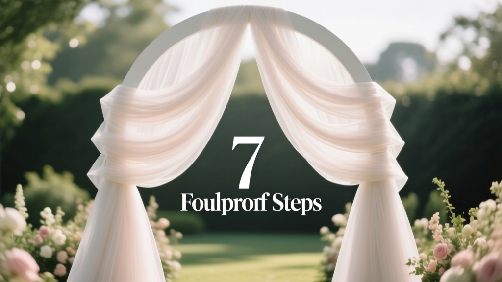 How to Decorate a Wedding Arch with Tulle (2026)