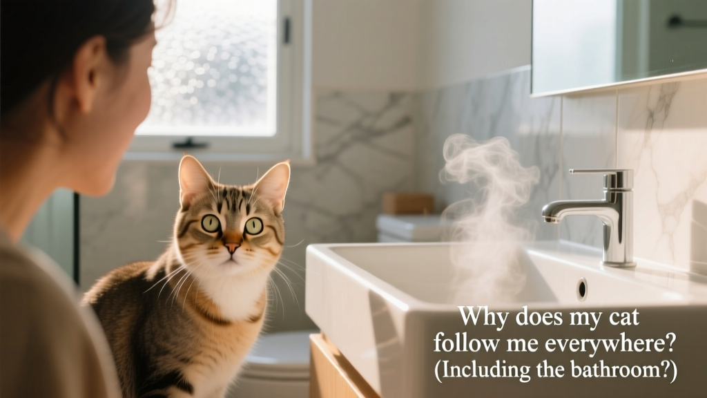 Why Does My Cat Follow Me Everywhere (Including the Bathroom)?