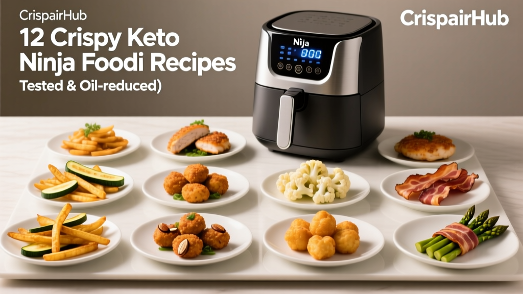 12 Crispy Keto Ninja Foodi Recipes (Tested & Oil-Reduced)