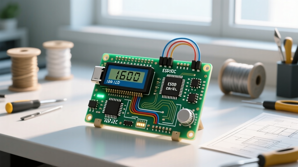 Real-World 1602 LCD Display Arduino Integration for Smart Panels
