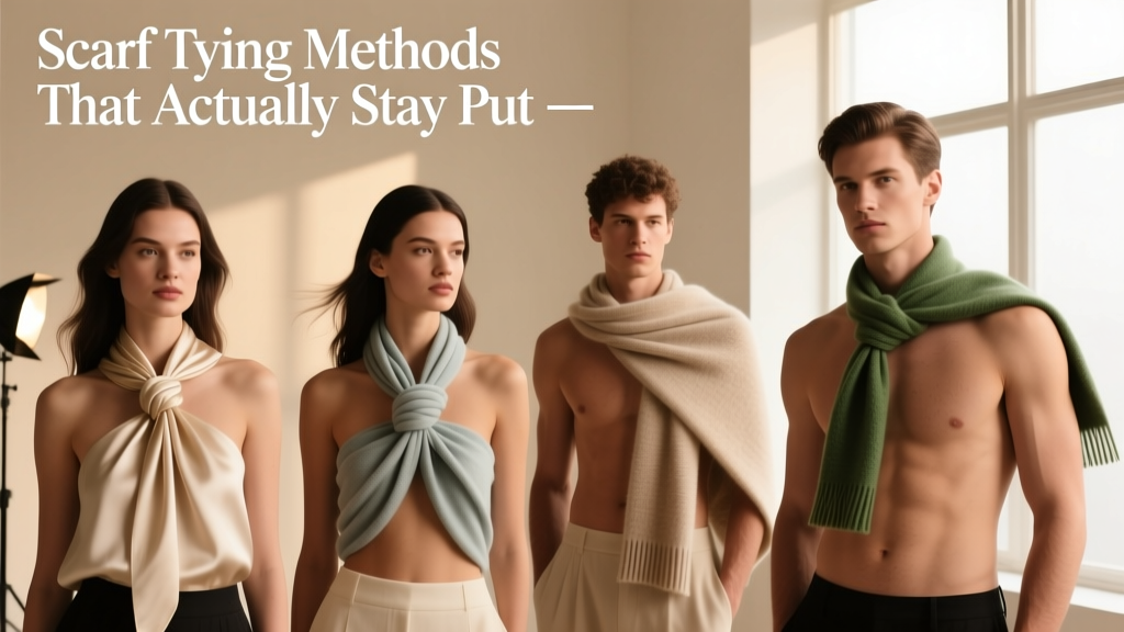 Scarf Tying Methods That Actually Stay Put
