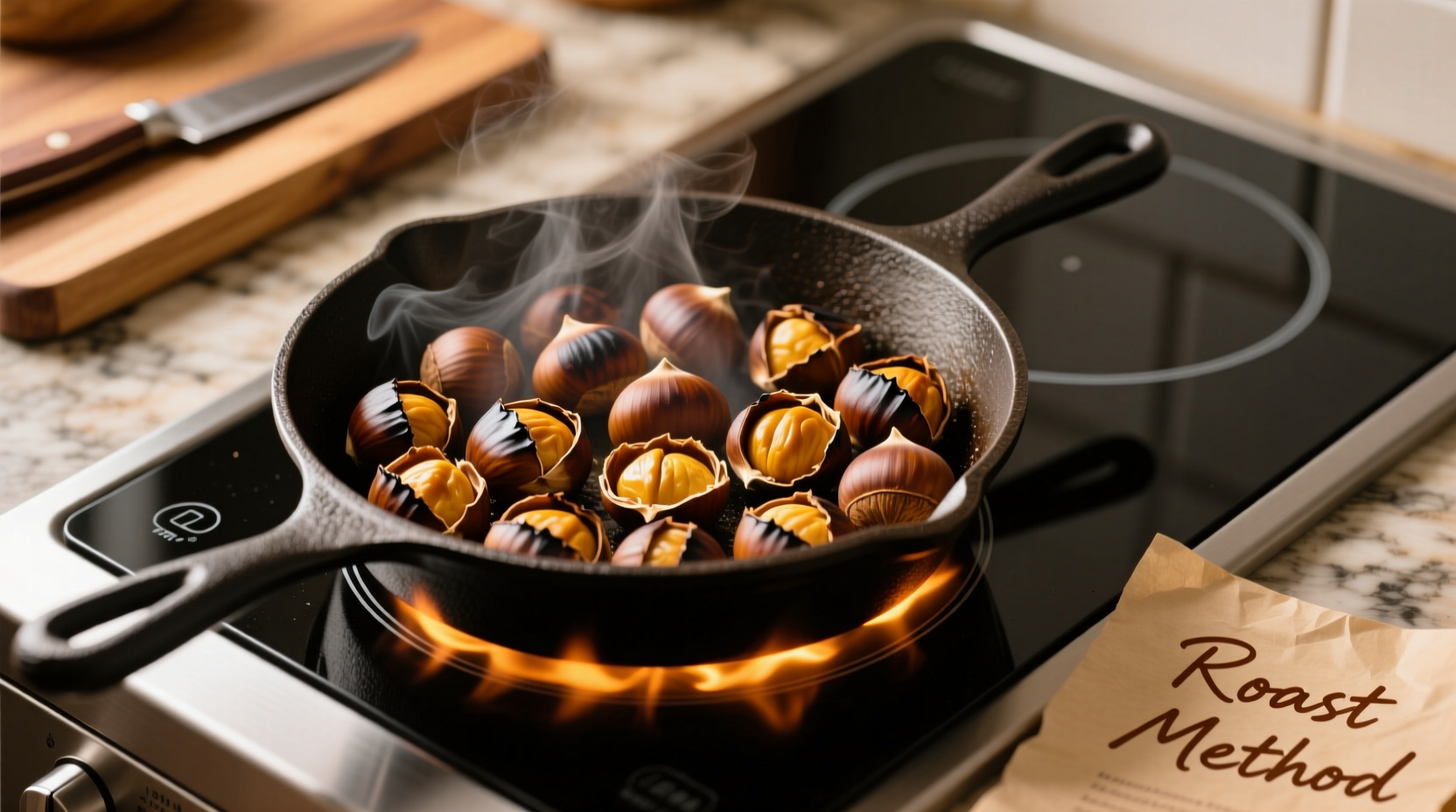 how to roast chestnuts without an open fire