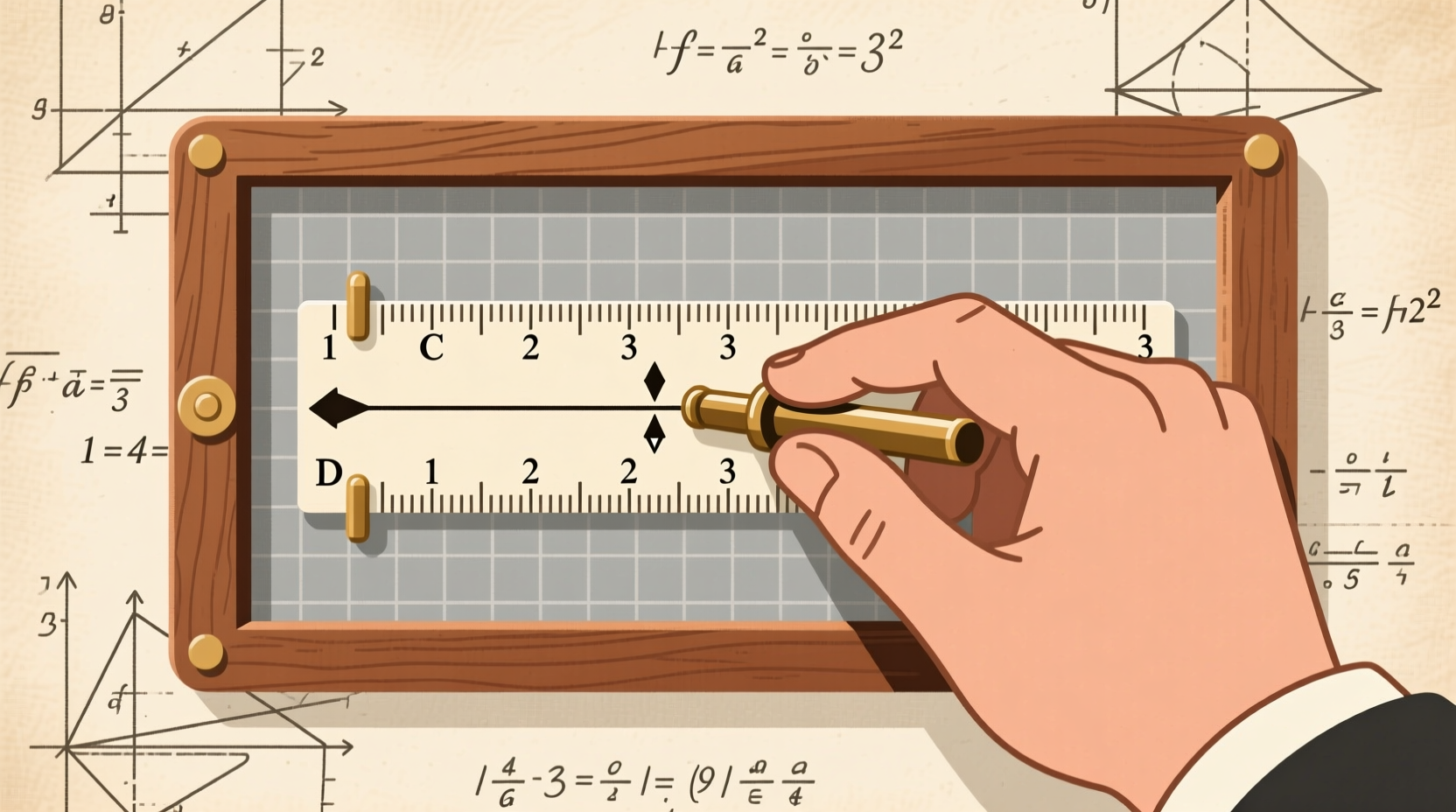 how to use a slide rule