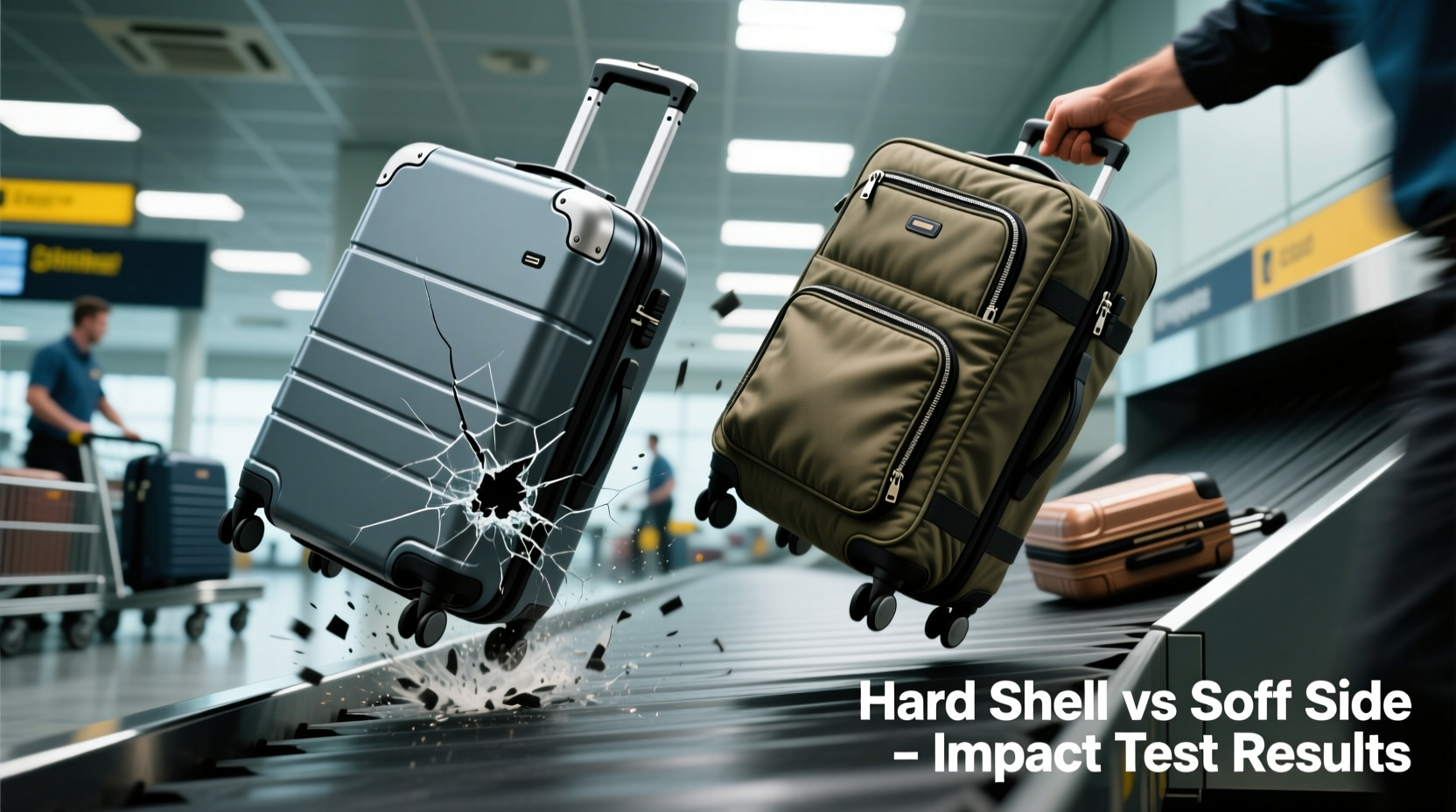 hard shell luggage vs soft side will hard shell crack if thrown by baggage handlers