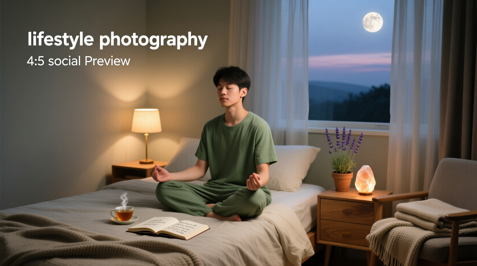 how to clear your mind before bed