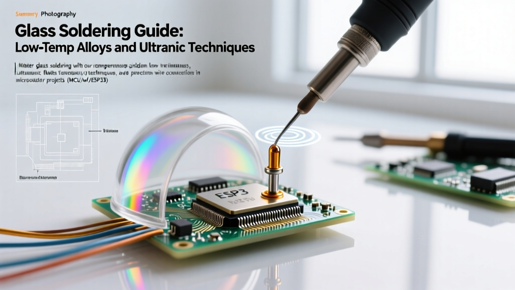 Glass Soldering Guide: Low-Temp Alloys and Ultrasonic Techniques