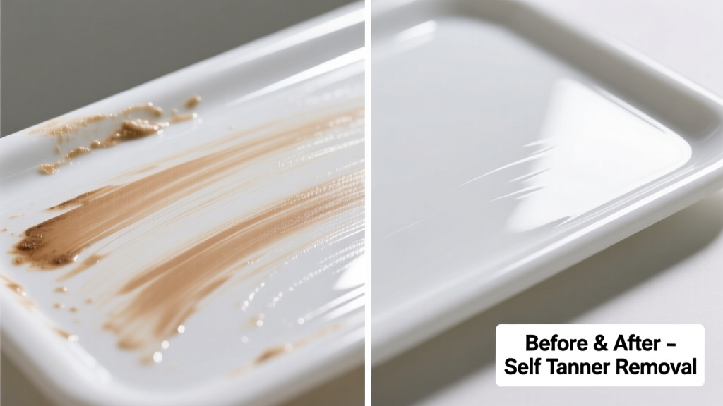 How to Remove Self Tanner from Plastic Surfaces