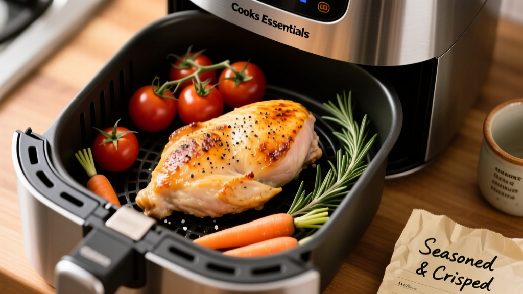 Perfect Chicken Breast in a Cooks Essentials Air Fryer