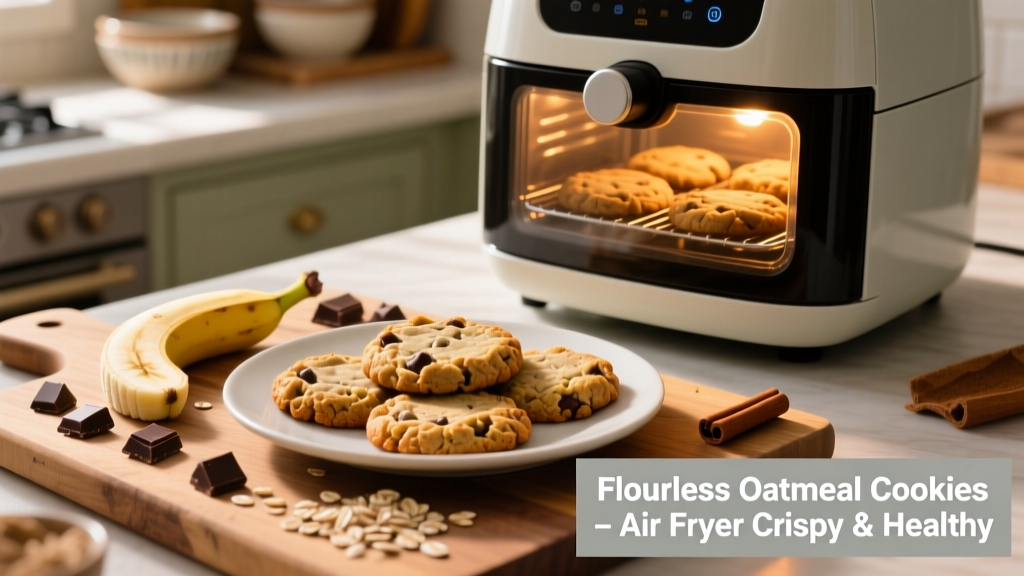 Flourless Oatmeal Cookies in Air Fryer: Crispy & Healthy