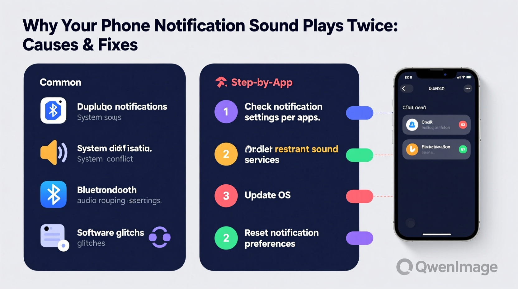 why does my phone notification sound play twice causes and fixes