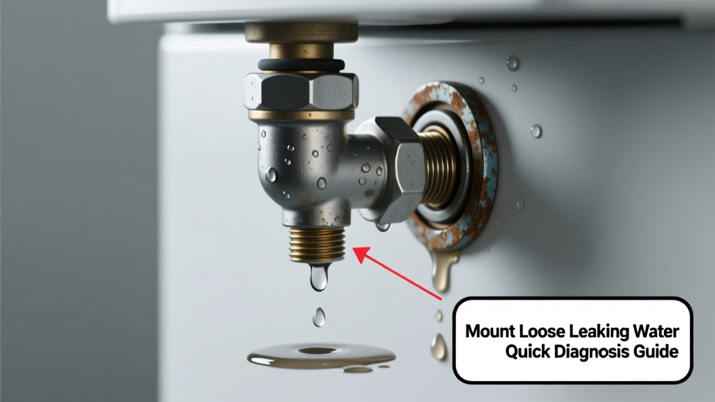 Mount Loose Leaking Water: Quick Diagnosis Guide