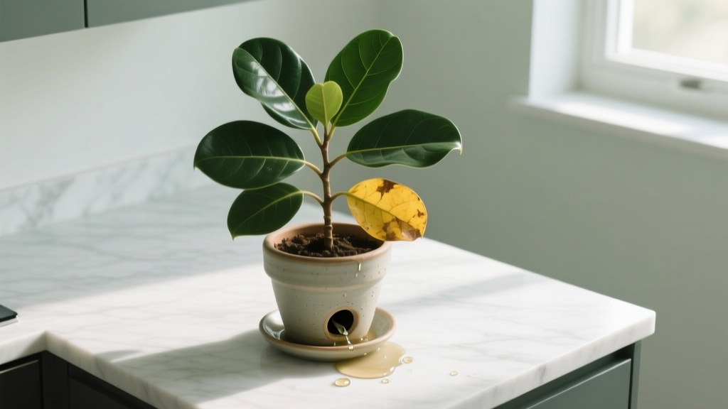 How to Drain a Fiddle Leaf Fig with Yellow Leaves