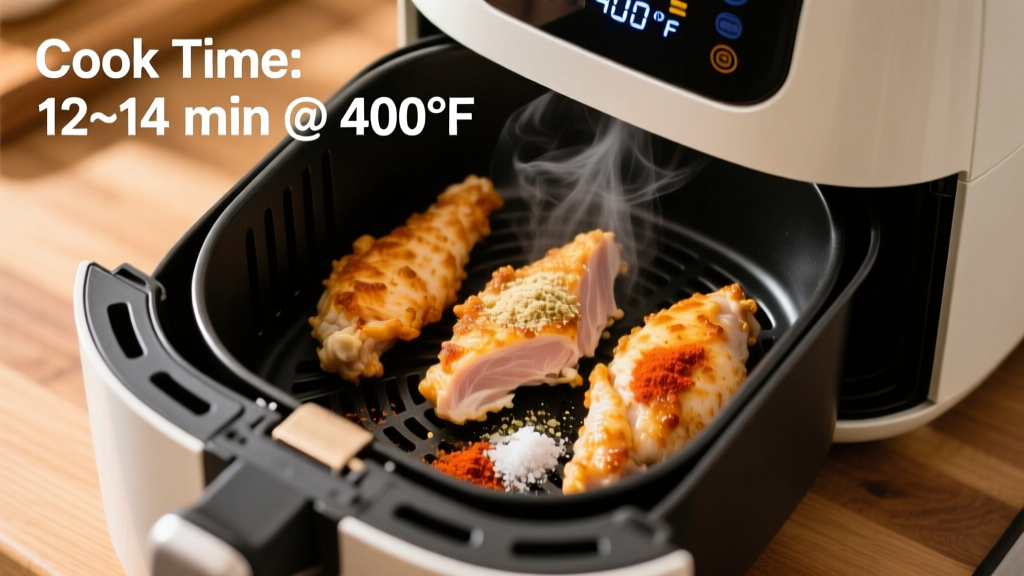 How Long Do Chicken Tenders Cook at 400°F in an Air Fryer?
