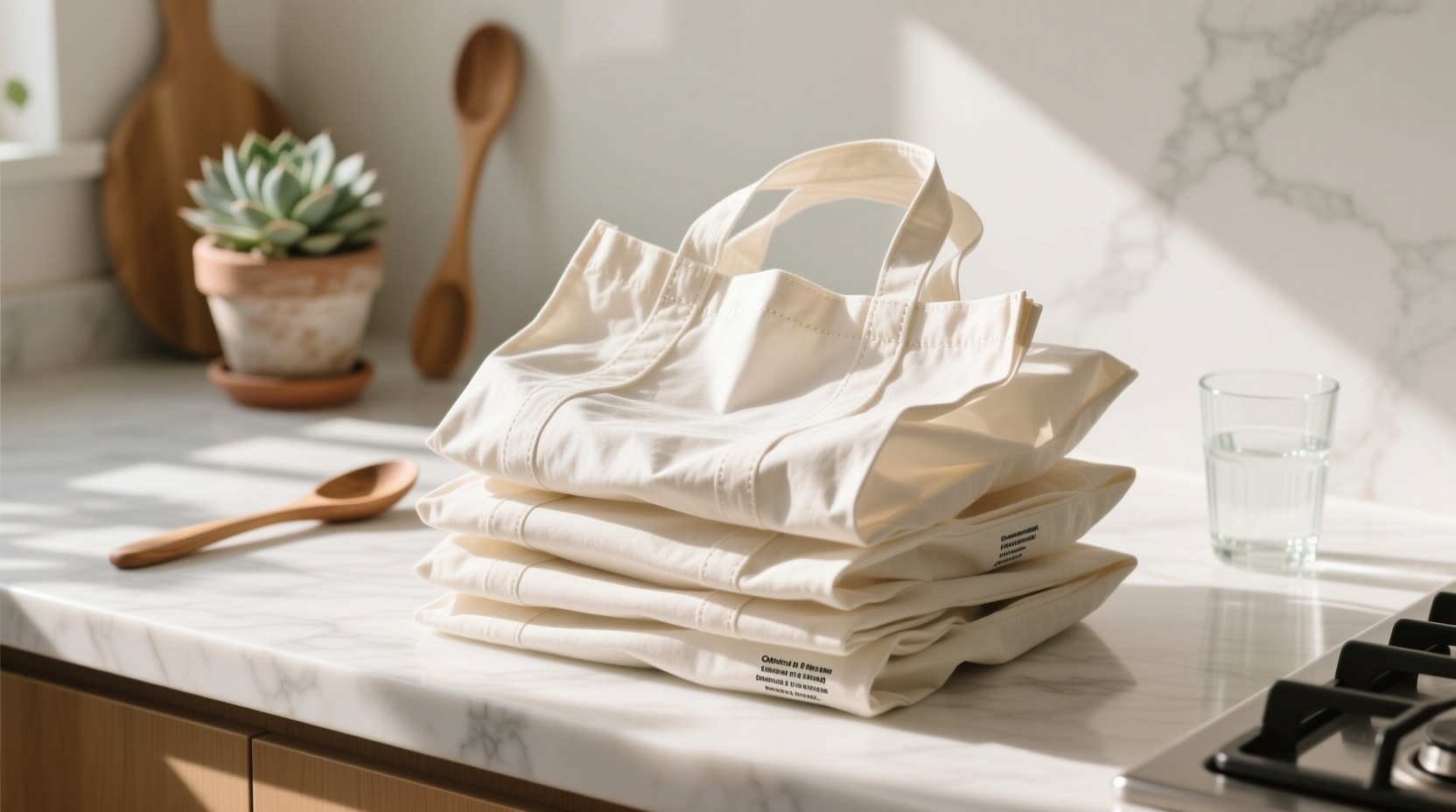 how to clean polyester reusable grocery bags