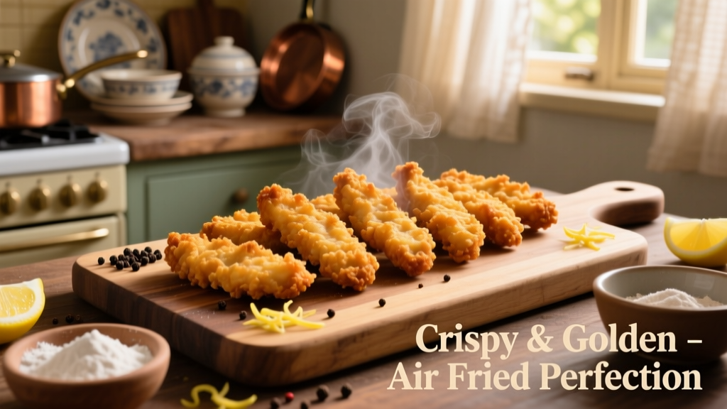 Baking Powder Chicken Tenders Air Fried (Crispy!)