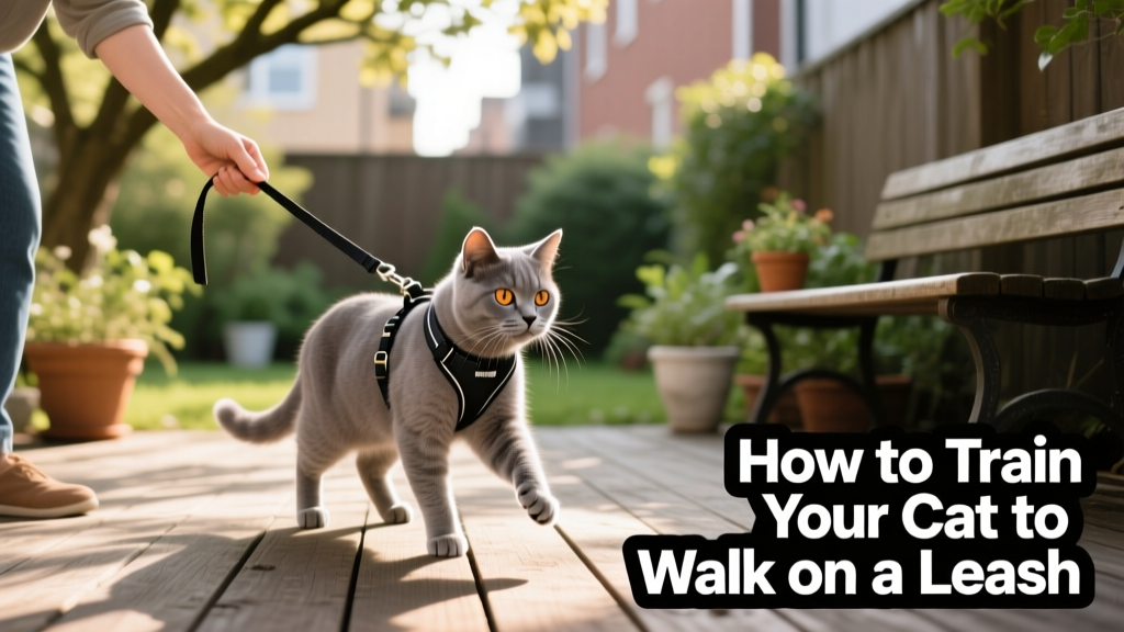 How to Train a Cat to Walk on a Leash and Harness