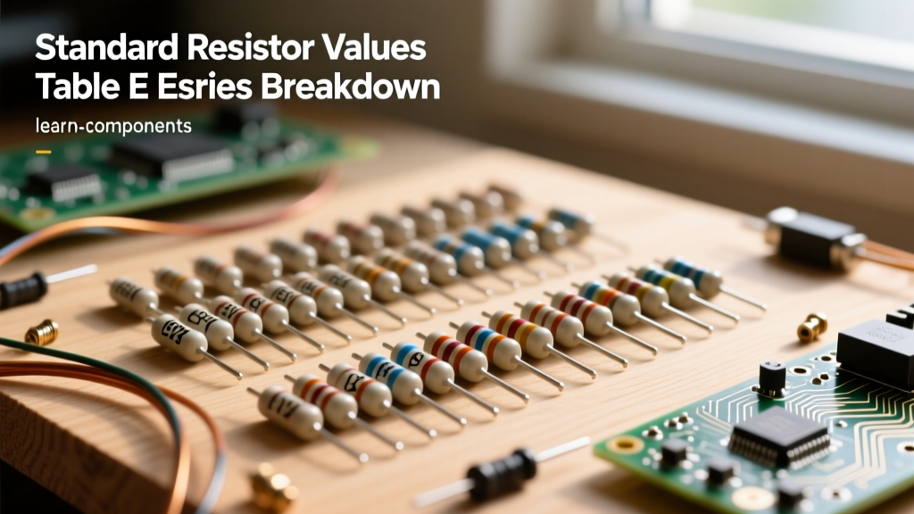 Decoding the Standard Resistor Values Table: E-Series Guide