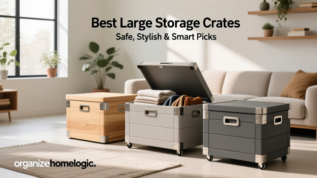 Best Large Storage Crates: Safe, Stylish & Smart Picks