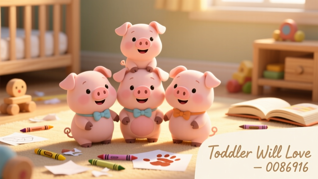 Three Little Pigs Coloring Pages Toddler Will Love: Developmentally Smart, Screen-Free Play for Ages 2–4