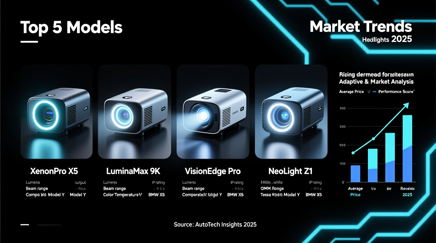 best selling bi led projector headlights