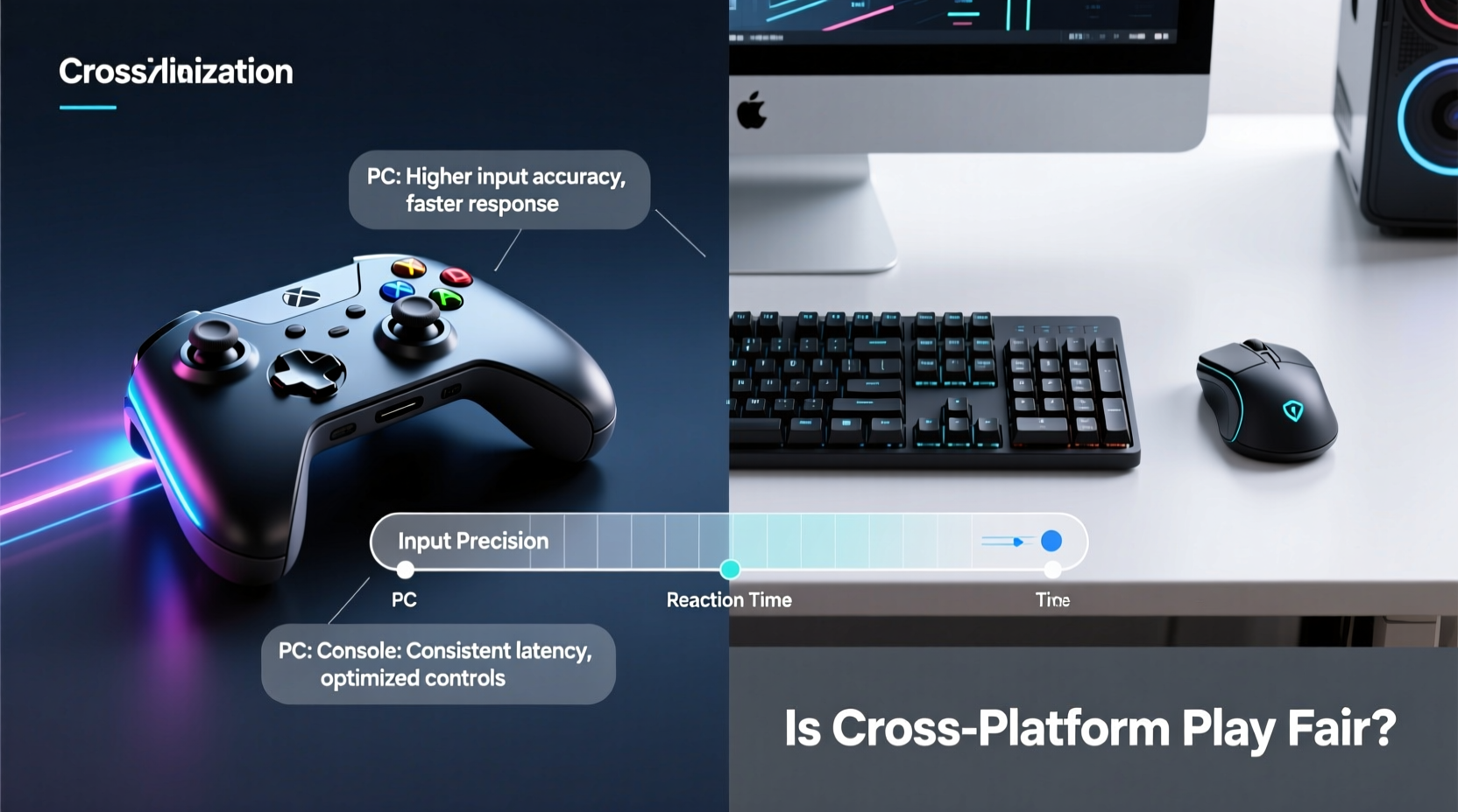 is cross platform play actually fair between console and pc