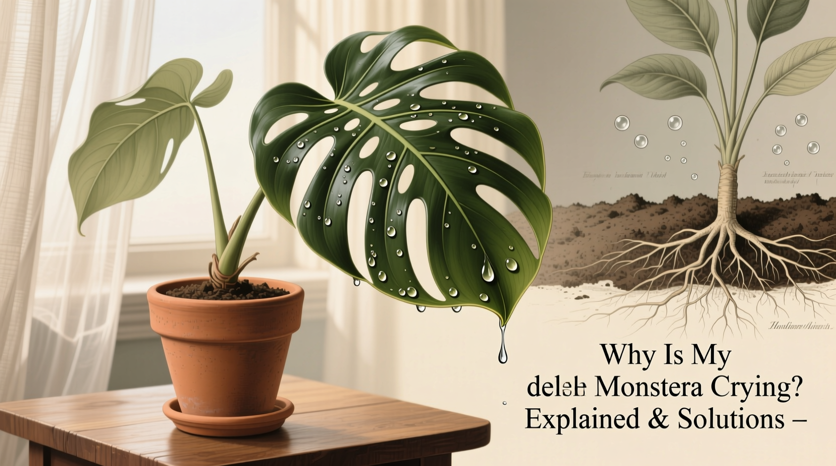 Why Monsteras Cry: 5 Causes & Fixes | TheHomeSprouts