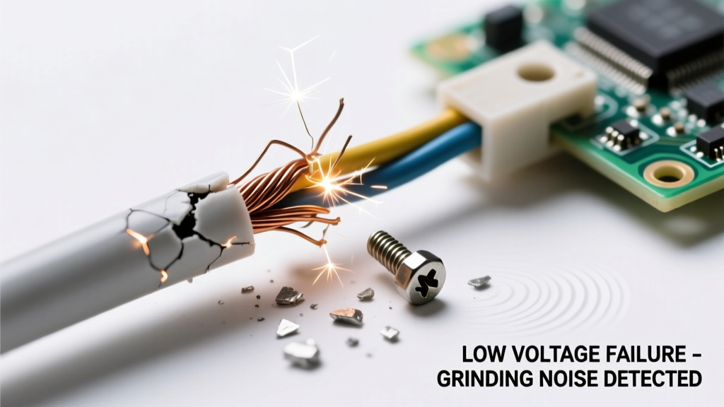 Low Voltage Wiring Broken Making Grinding Noise: Quick Diagnosis
